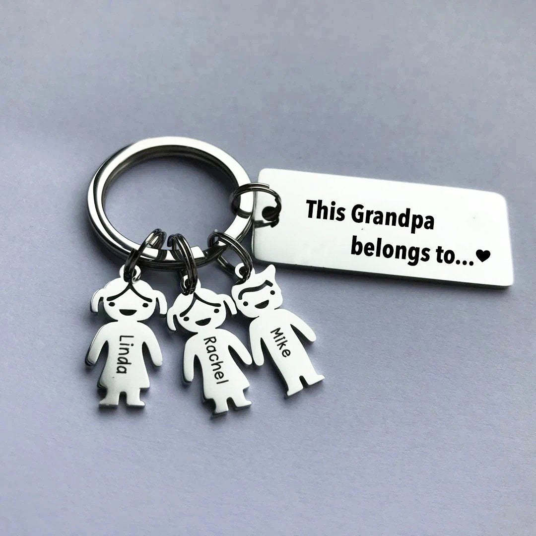 Father's Day🎁 Personalized Family Name Keychain
