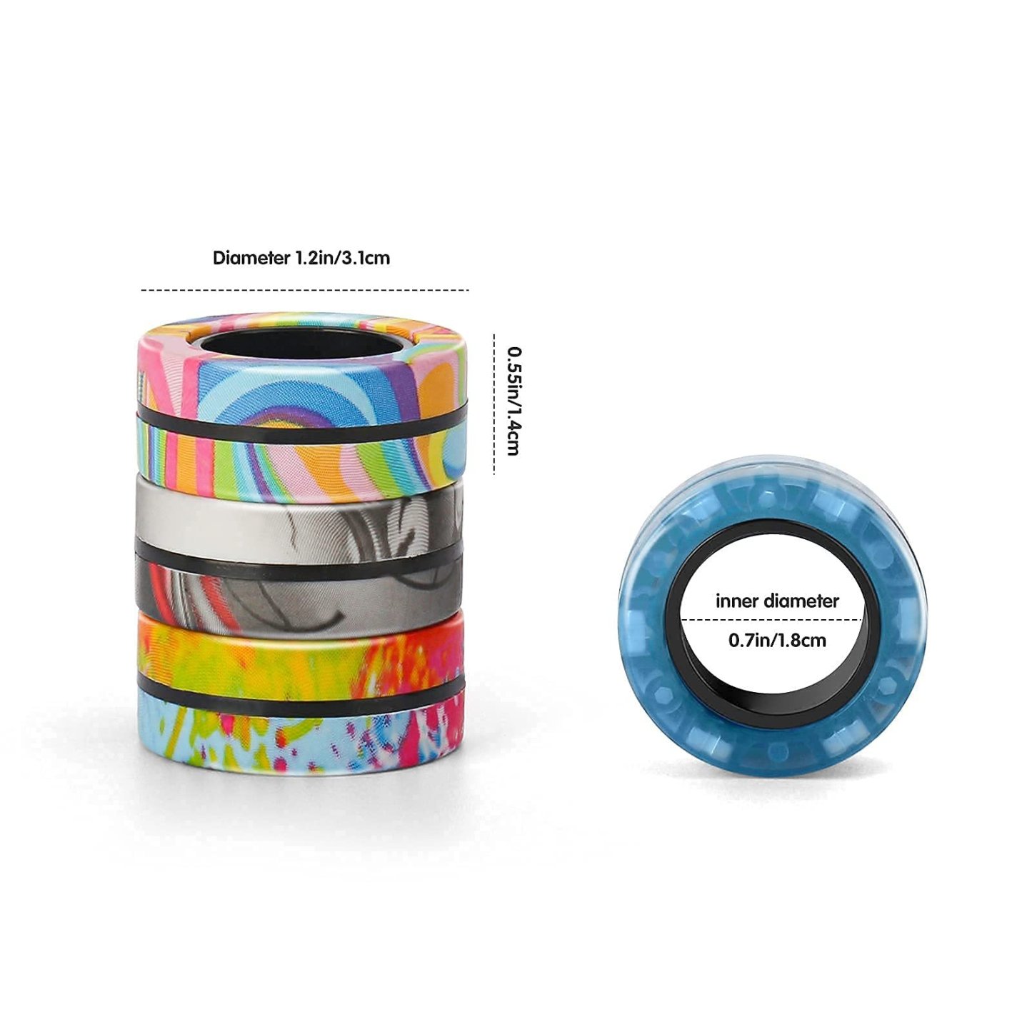 Magnetic Rings Fidget Toy