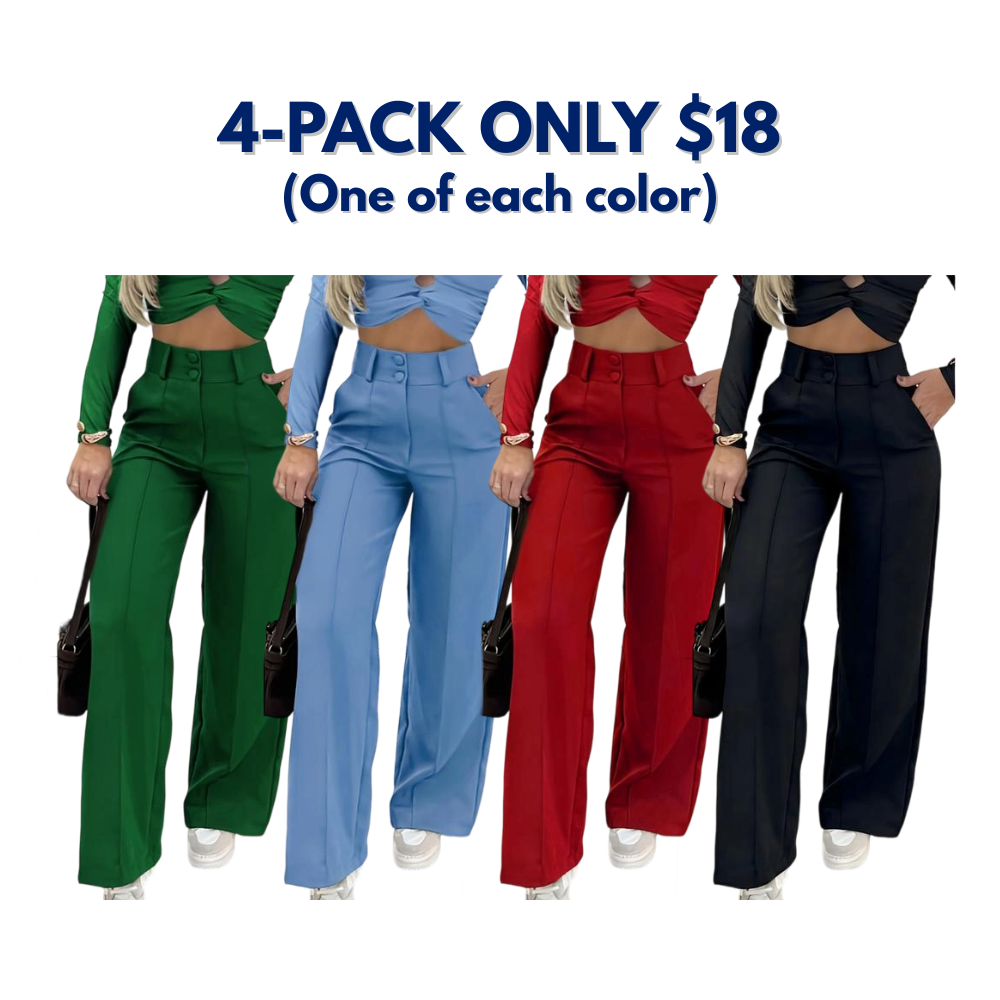 Women's Simple Wide-Leg Pants