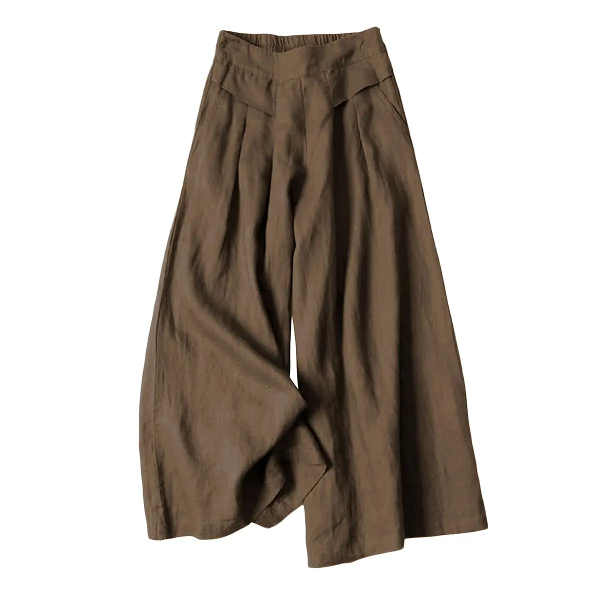 🔥Summer sale Women's Cotton Linen Culottes Pants