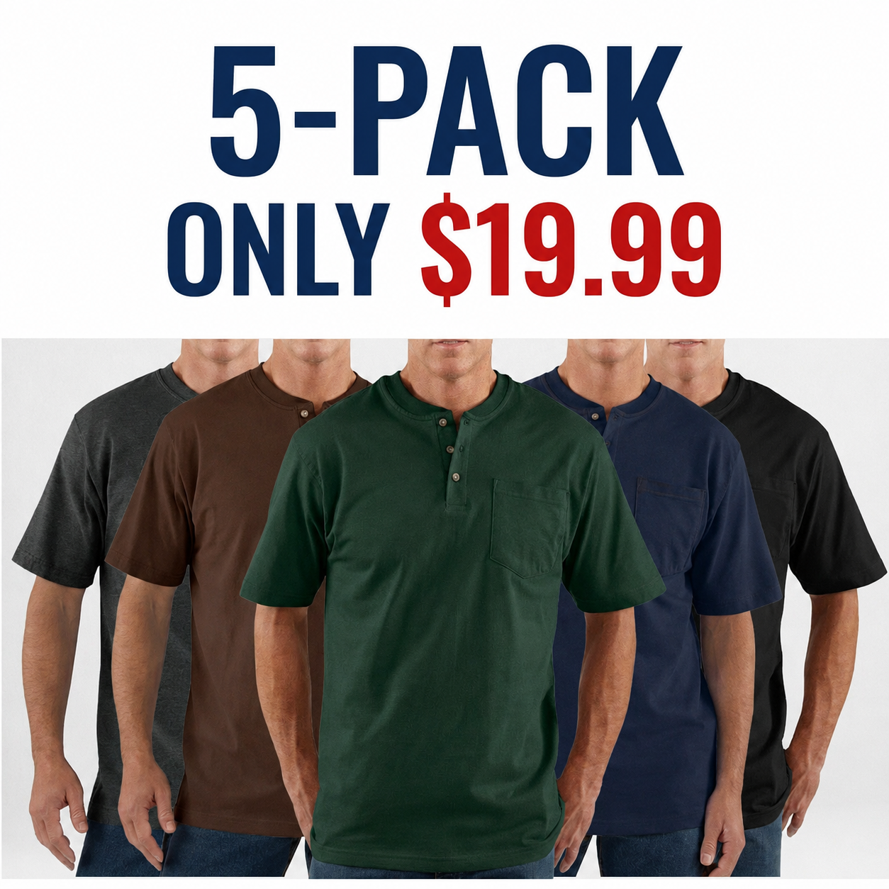 🕒Limited Stock Value Picks🔥 ! Men's K84 Heavyweight Work Polo with pocket