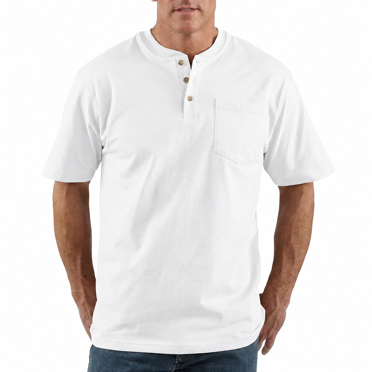 🕒Limited Stock Value Picks🔥 ! Men's K84 Heavyweight Work Polo with pocket