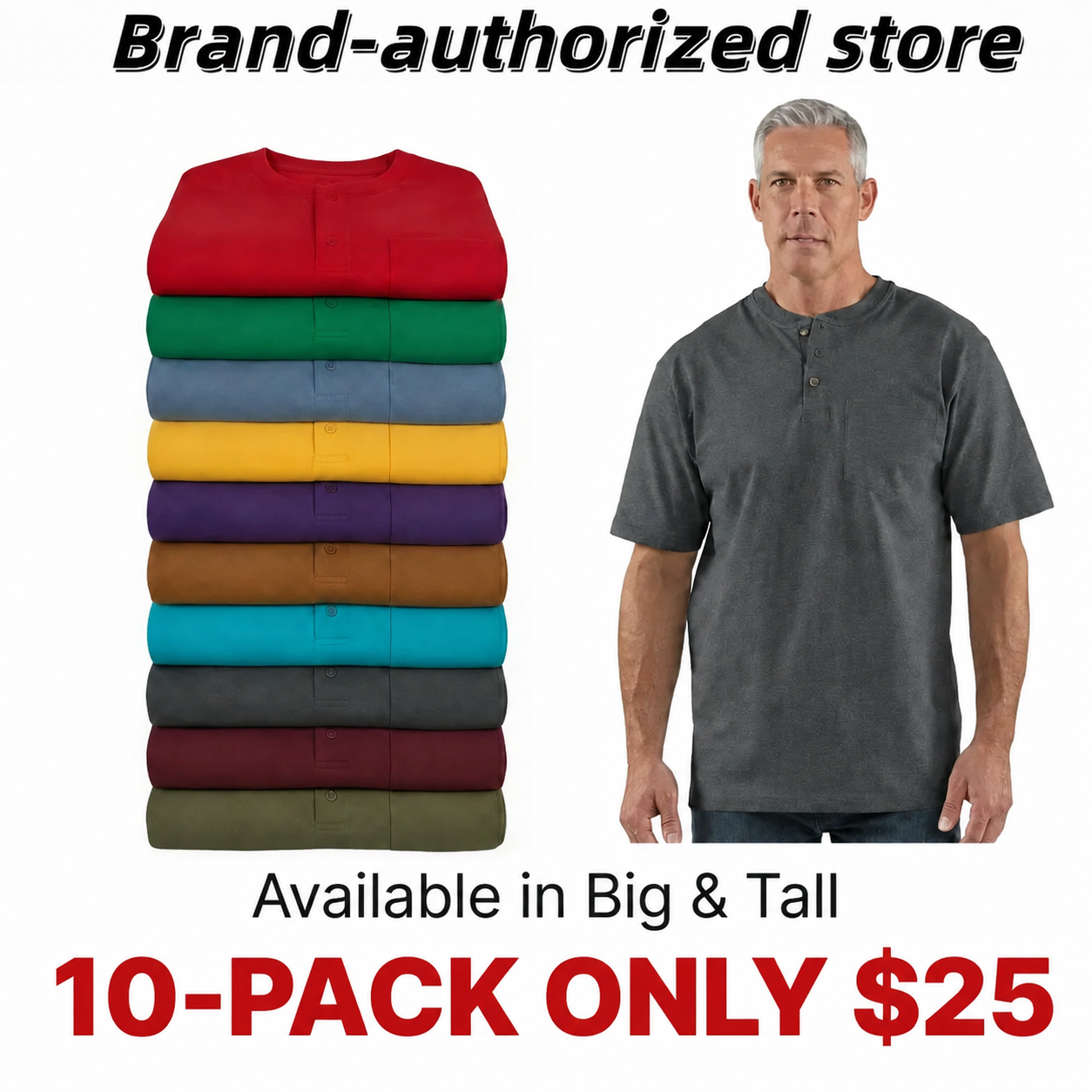 Men's Heavyweight Work Polo Shirt with Pocket