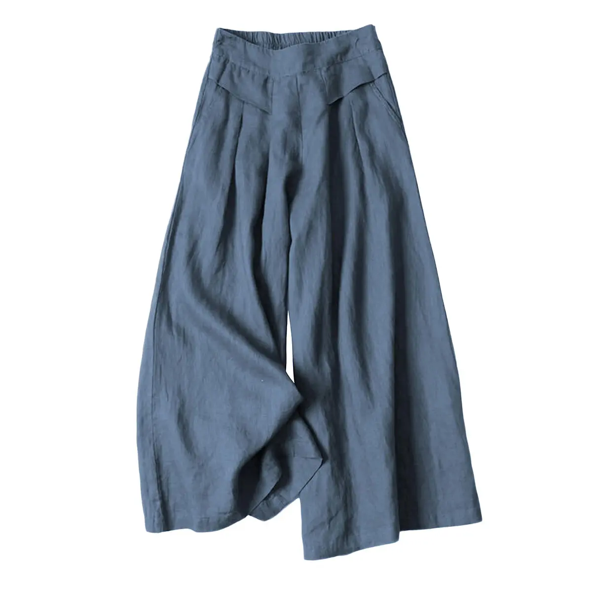 🔥Summer sale Women's Cotton Linen Culottes Pants