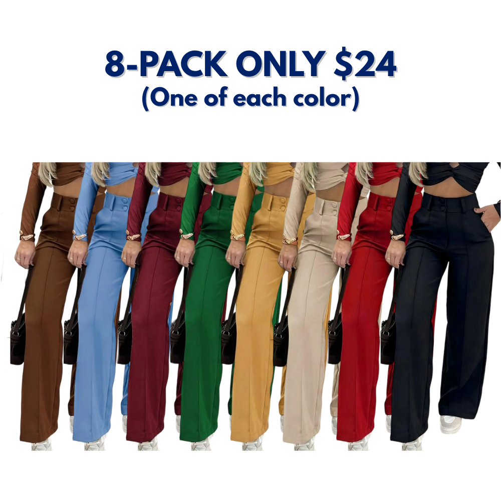 Women's Simple Wide-Leg Pants