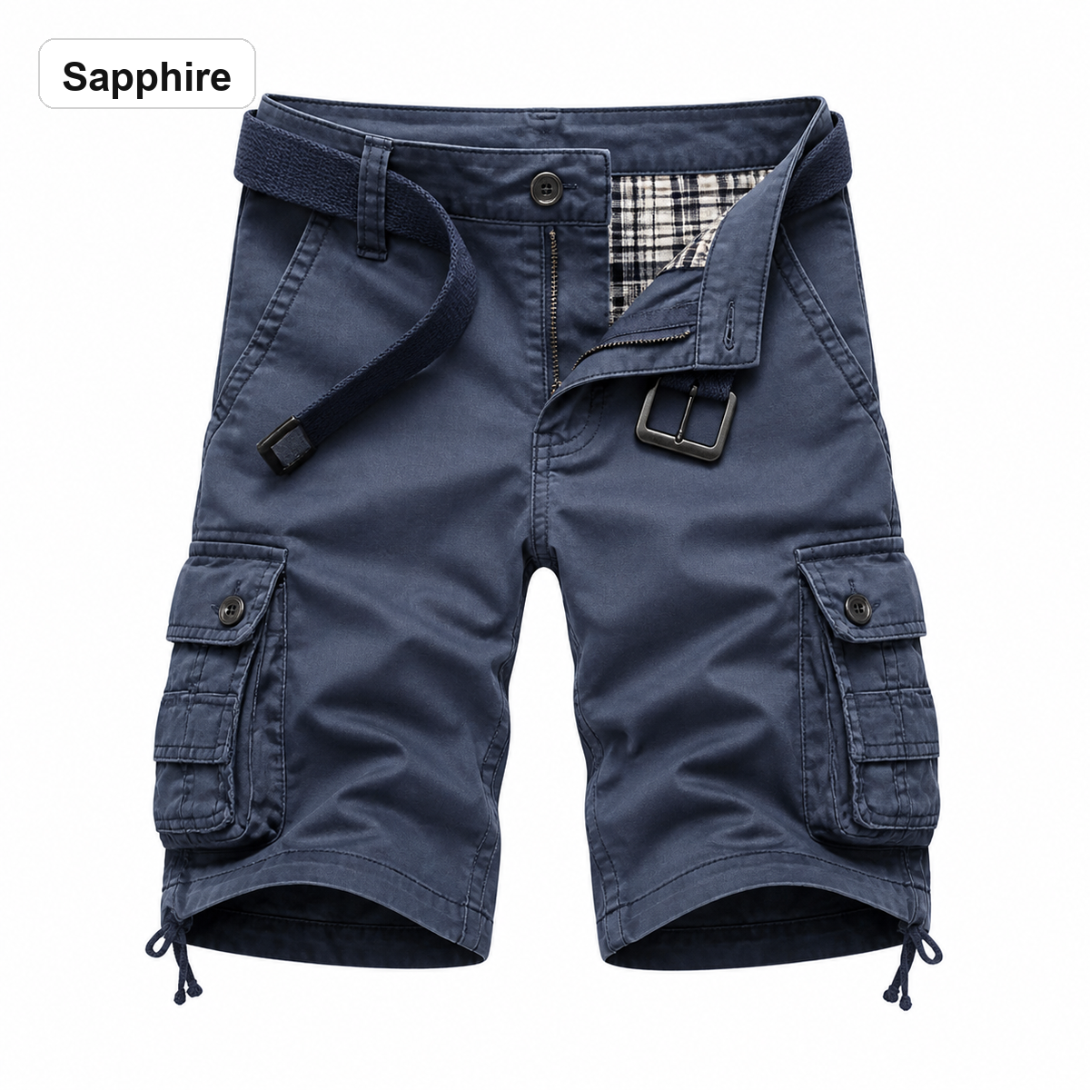 Men's 8-Pack Camouflage Casual Shorts - Sapphire