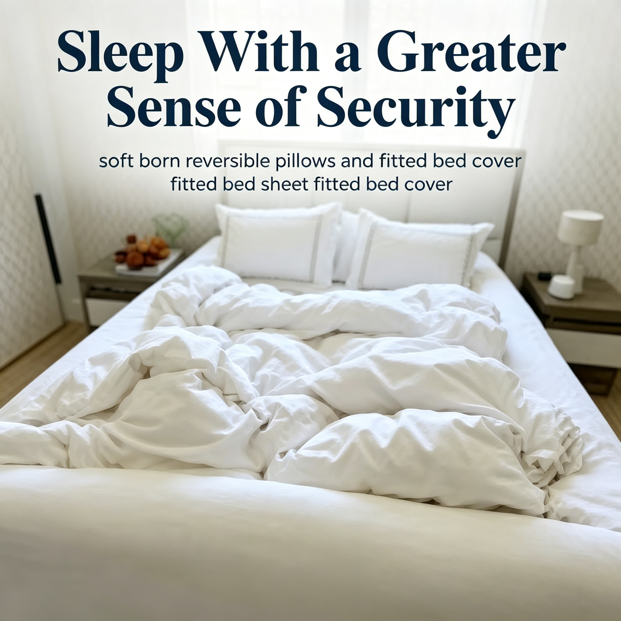 The world's first fitted bed sheetwith soft