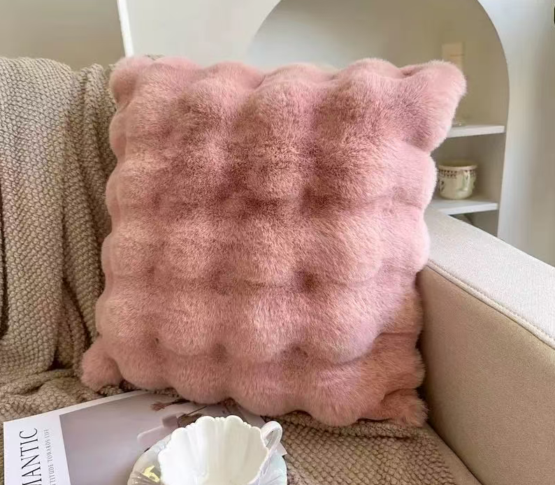 Pink Throw Pillow