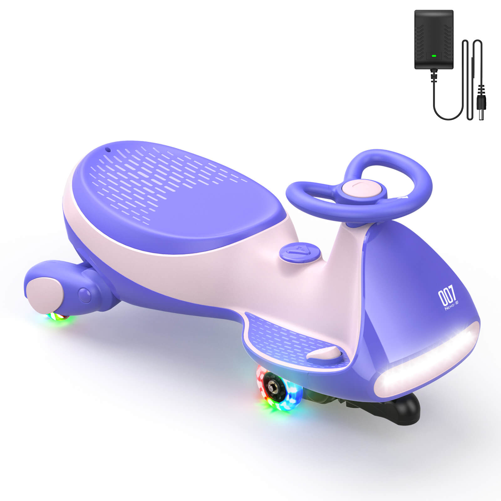 FanttikRide N7 Pro wiggle car - Pink Purple with charger