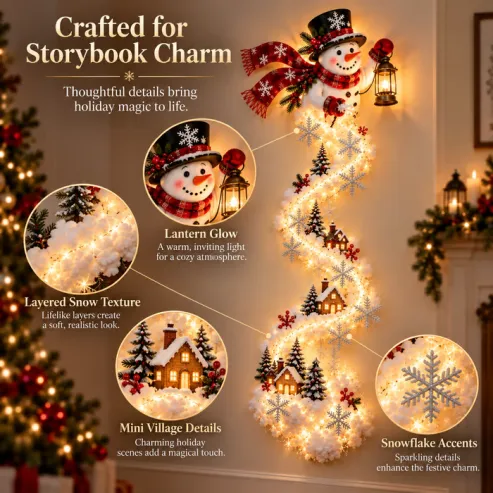 Christmas Magic Trail Wall Light