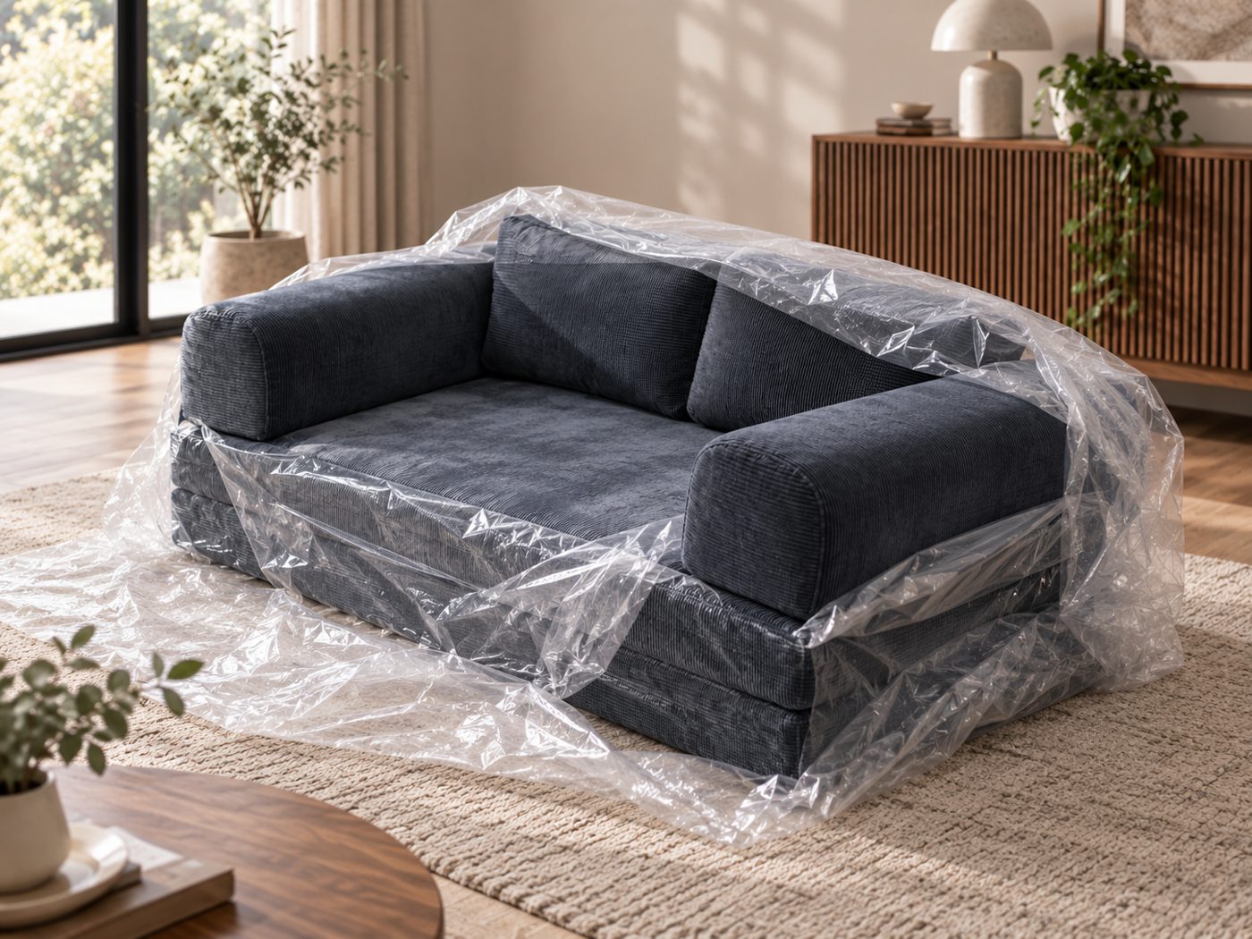 Sofa unwrapping