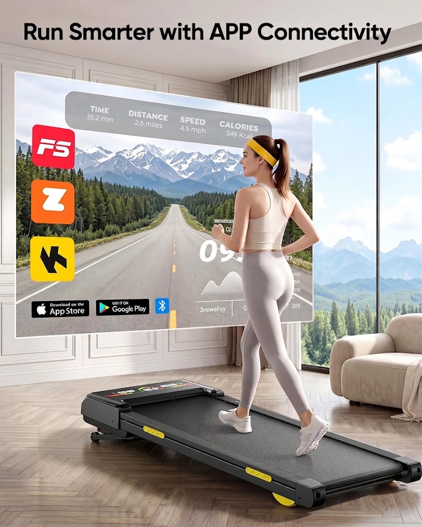 Smart Incline Walking Pad Treadmill