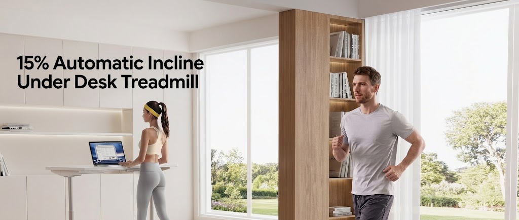 Smart Incline Walking Pad Treadmill