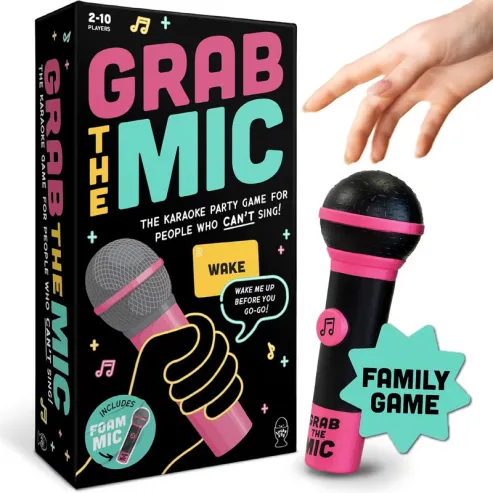 Grab The Mic Karaoke Game - Hilarious Fun for the Whole Family