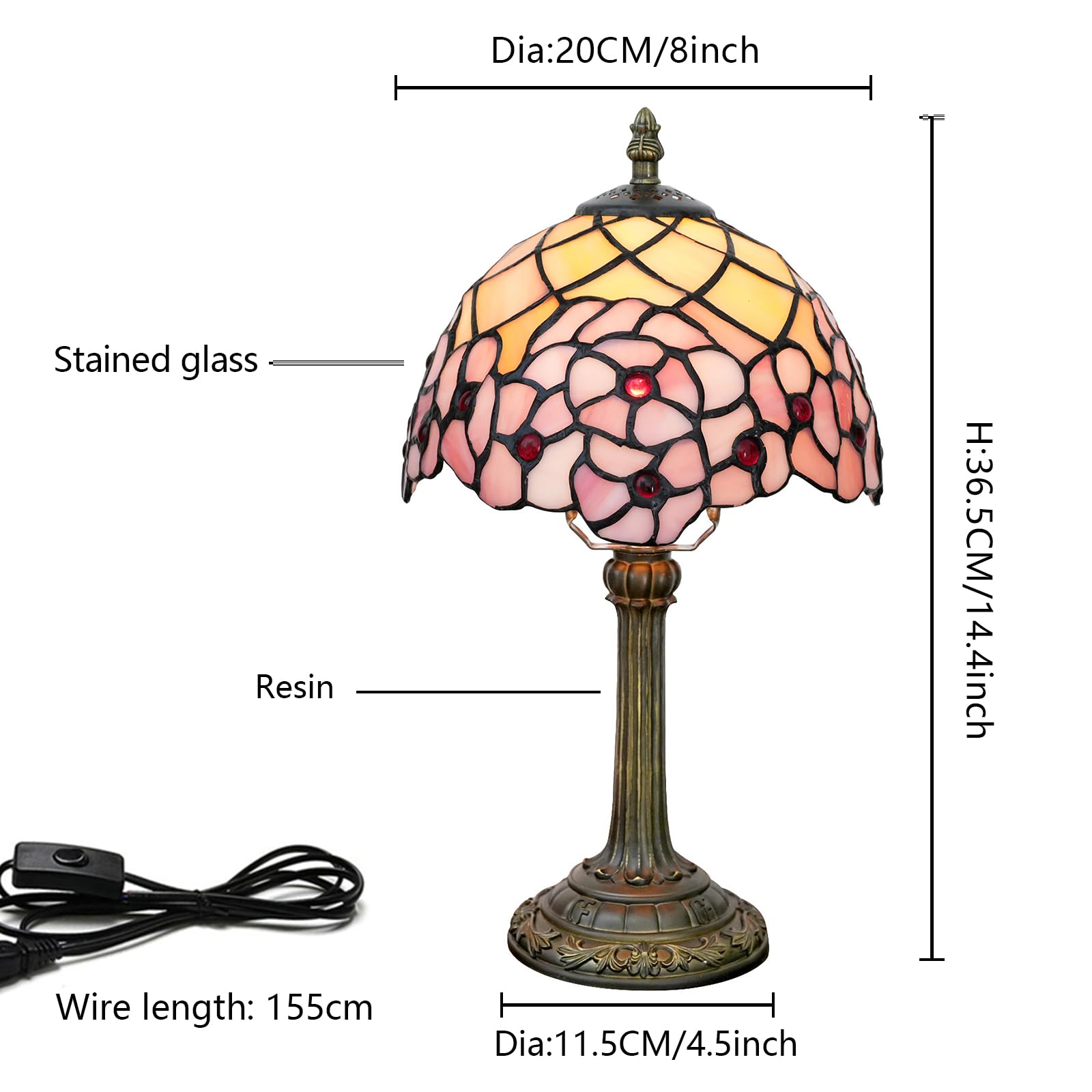 Stained Glass Table Lamp