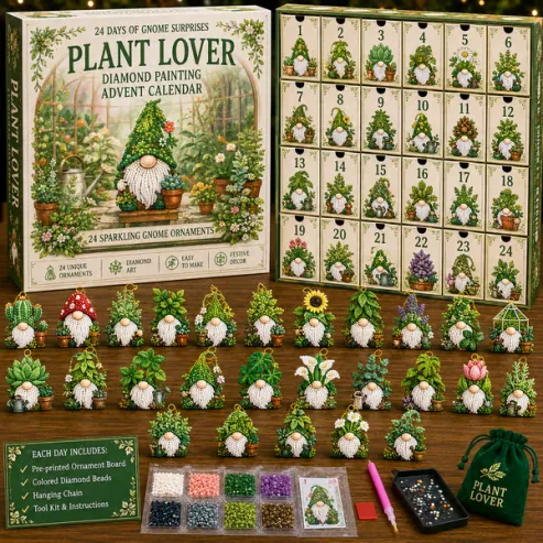 Plant 24-day calendar and kit contents