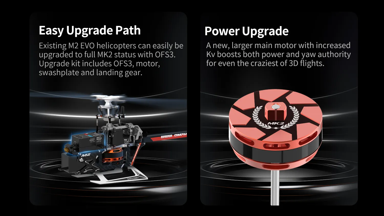 OMP M2 EVO MK2 RC helicopter product details