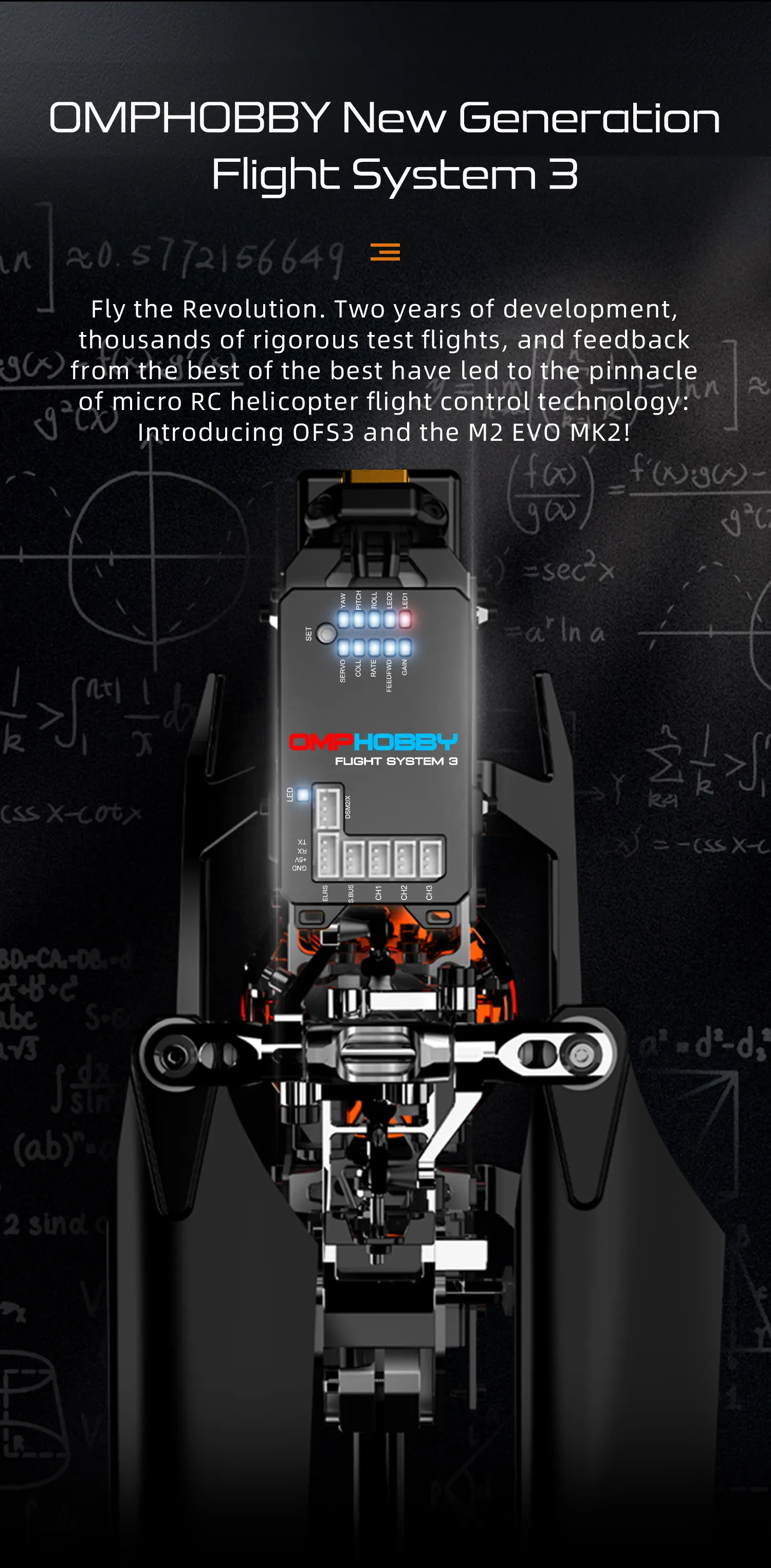OMP M2 EVO MK2 RC helicopter product details