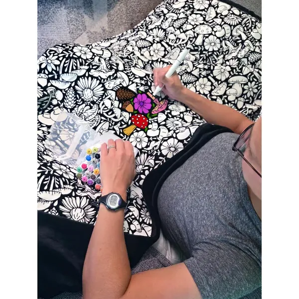 DIY Coloring Blanket