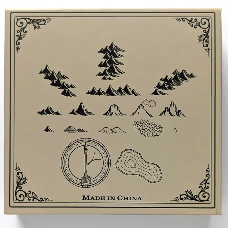 Handmade Map Making Stamp Kit (16 Pcs)