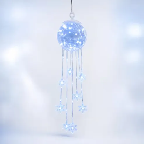 Winter Magic Snowflake LED Hanging Ornament