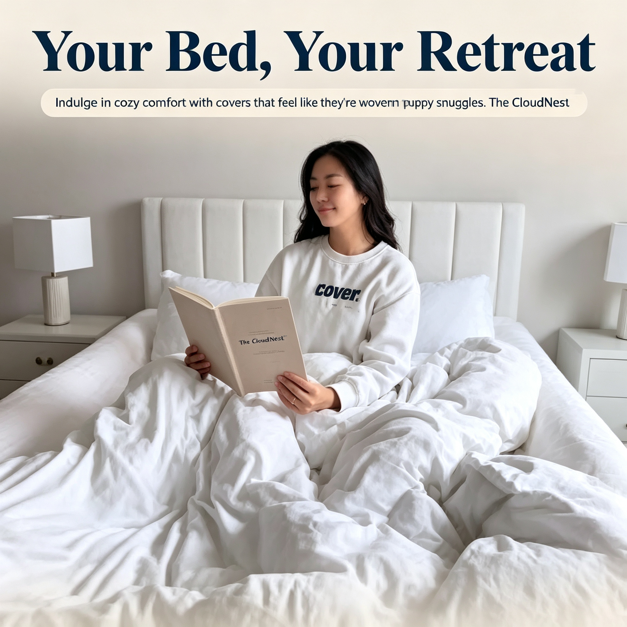 The world's first fitted bed sheetwith soft