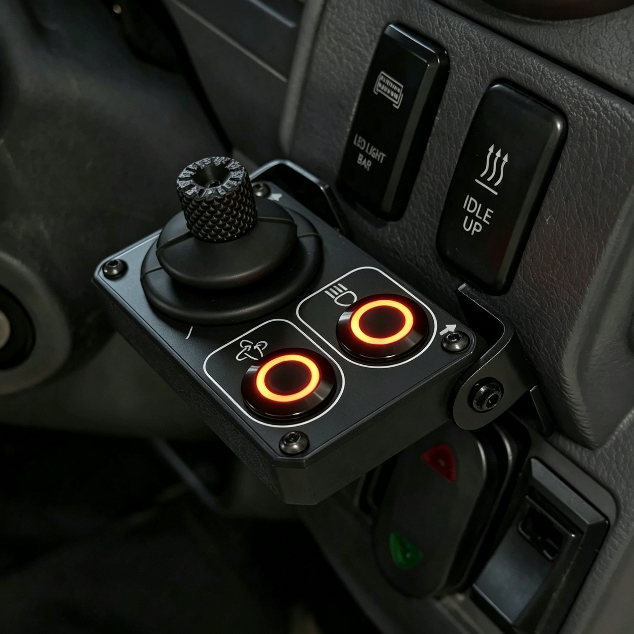 40W 4800LM Rotating Off-Road LED Spotlight with Joystick Control – IP67 Waterproof