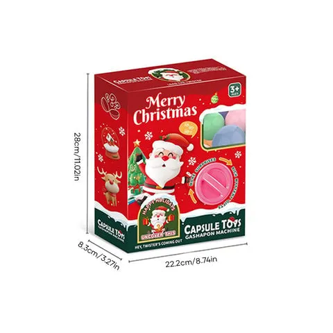 Santa capsule dispenser with dimensions 28 by 22.2 by 8.3 centimetres