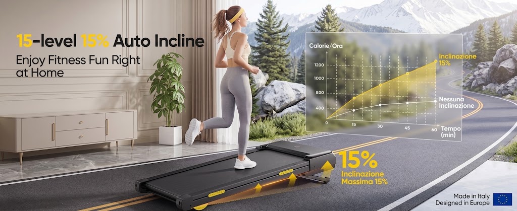 Smart Incline Walking Pad Treadmill