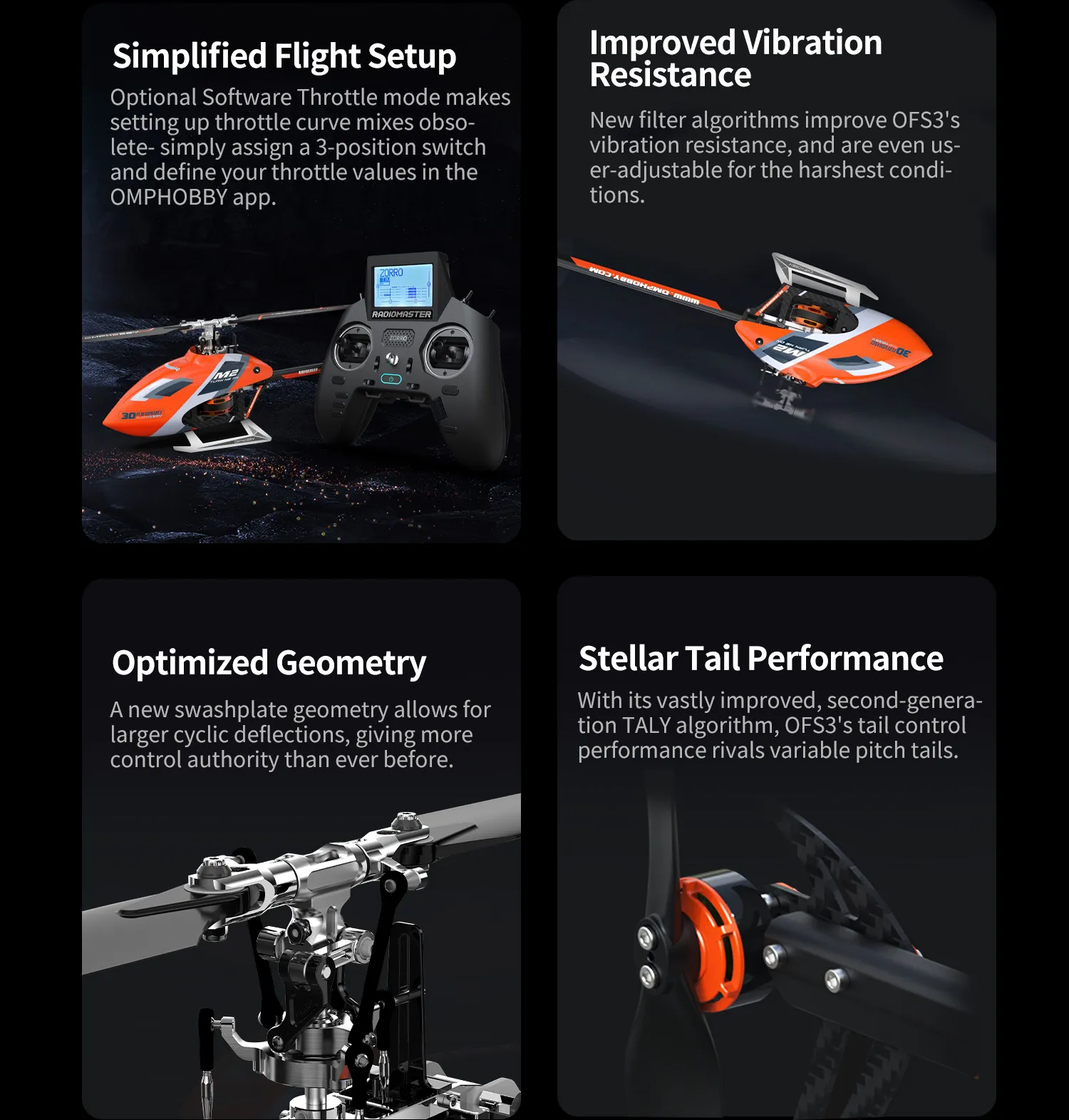 OMP M2 EVO MK2 RC helicopter product details