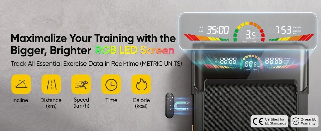Smart Incline Walking Pad Treadmill