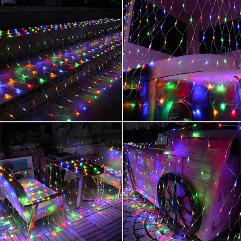 LED Net String Lights - European Version