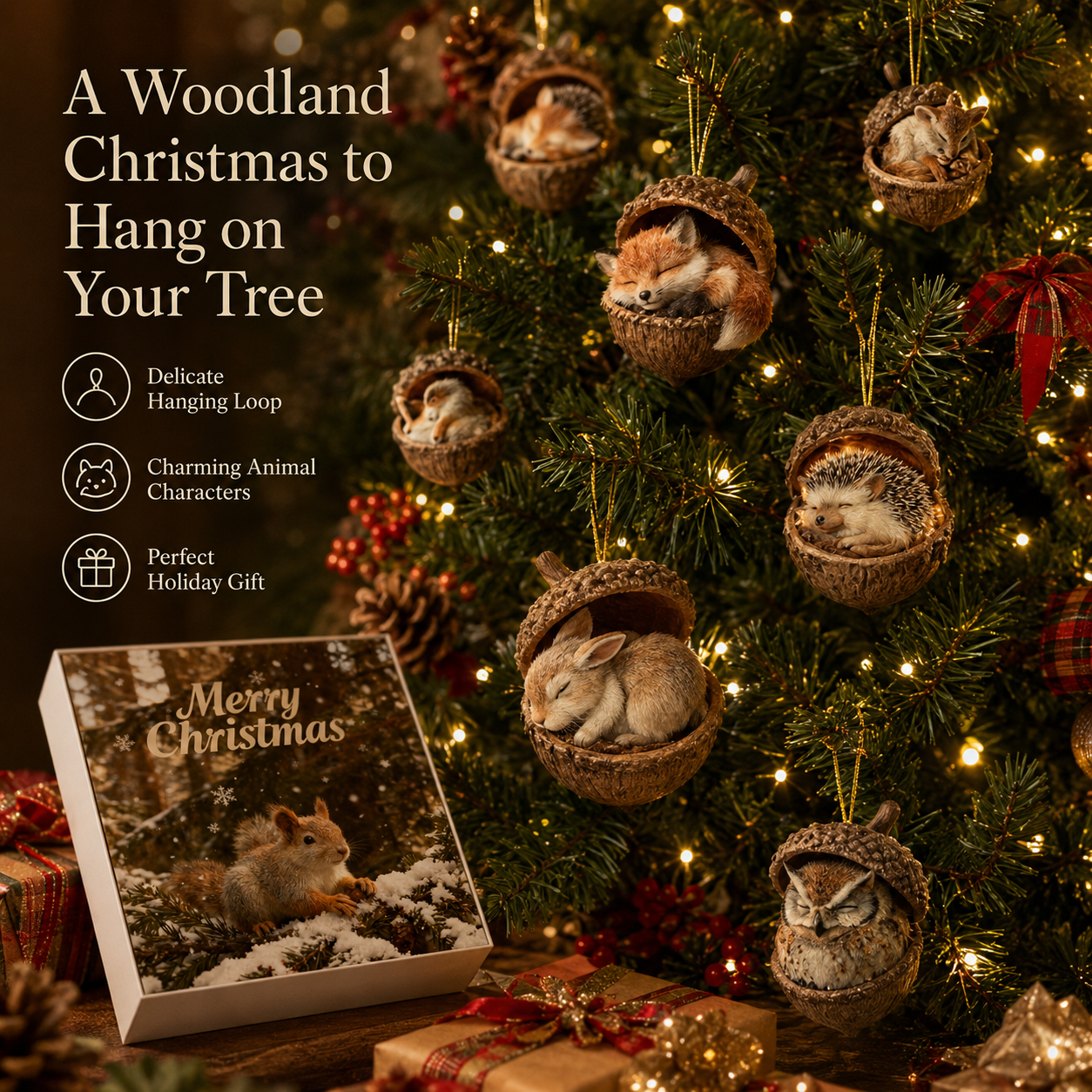 A Woodland Christmas, Waiting Behind Every Door. 🌲✨