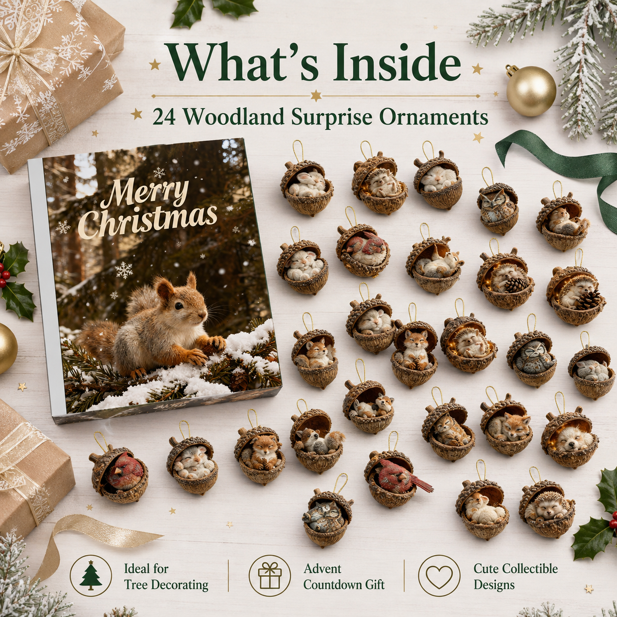 A Woodland Christmas, Waiting Behind Every Door. 🌲✨