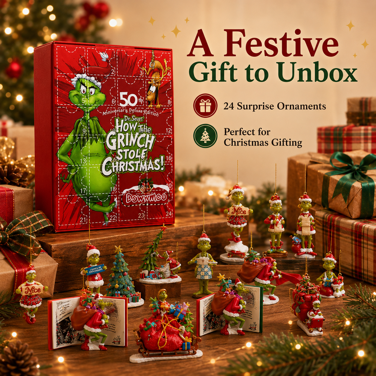 💚🎄The Green Monster Christmas Ornament Advent Calendar 💚🎄