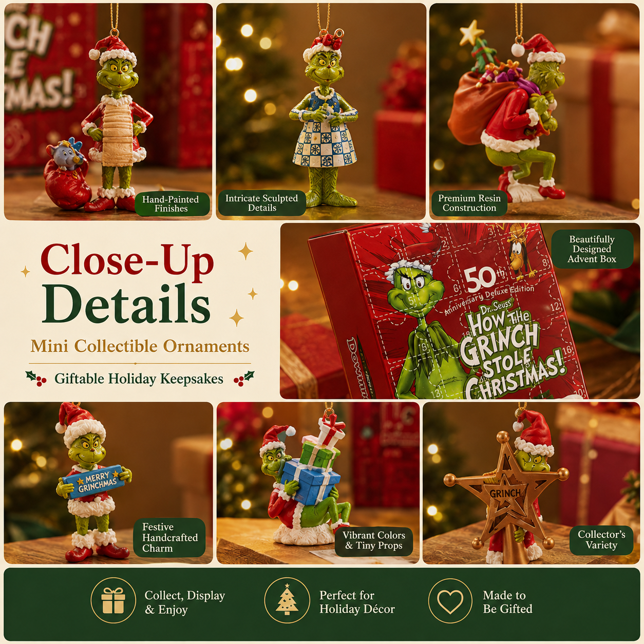 💚🎄The Green Monster Christmas Ornament Advent Calendar 💚🎄