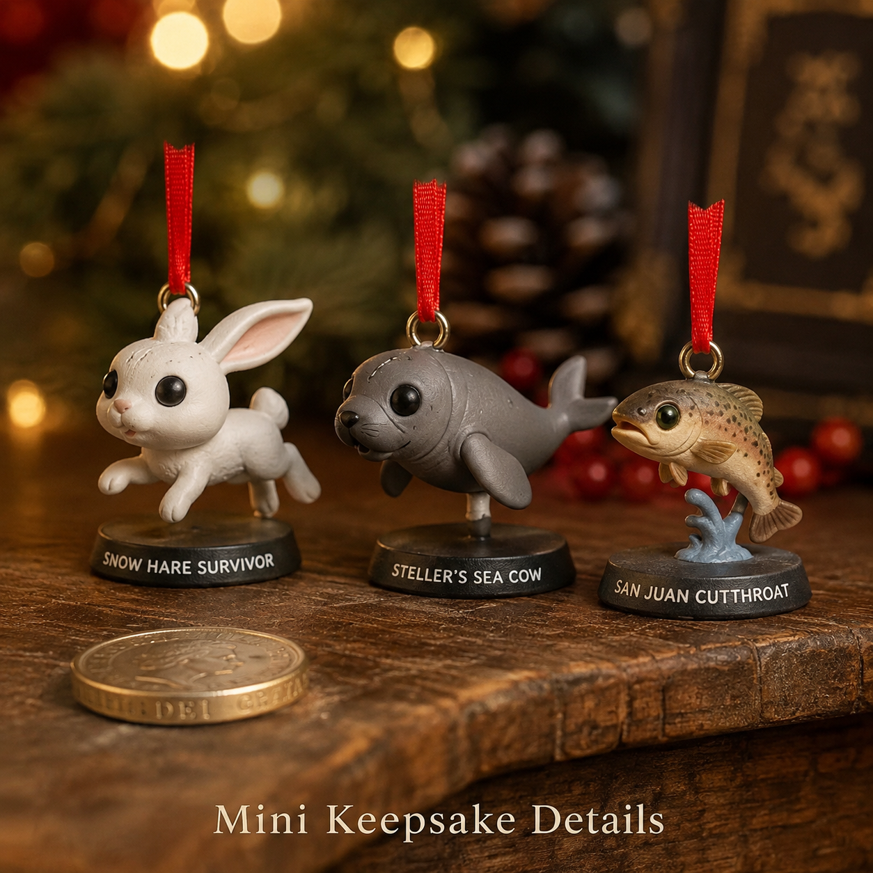 🦉✨Extinct Species Christmas Ornament Advent Calendar 🦉✨