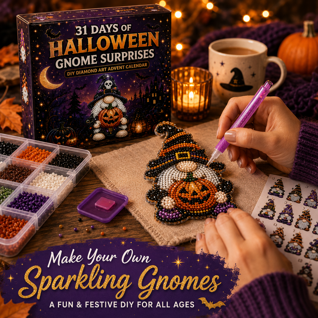 Craft it, display it, and enjoy a little Halloween magic every day ✨