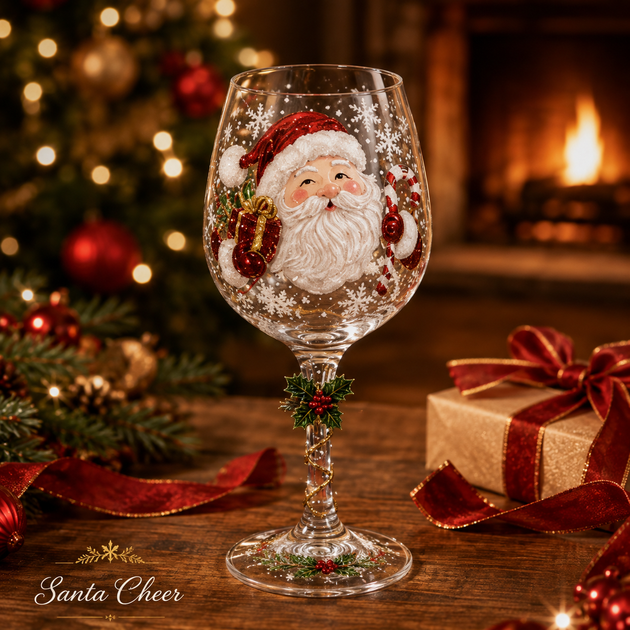 6-Piece Christmas Wine Glass Gift Set 🎄🥂
