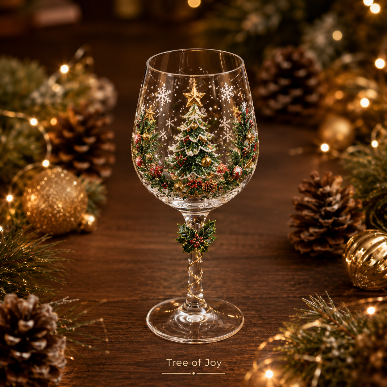 6-Piece Christmas Wine Glass Gift Set 🎄🥂