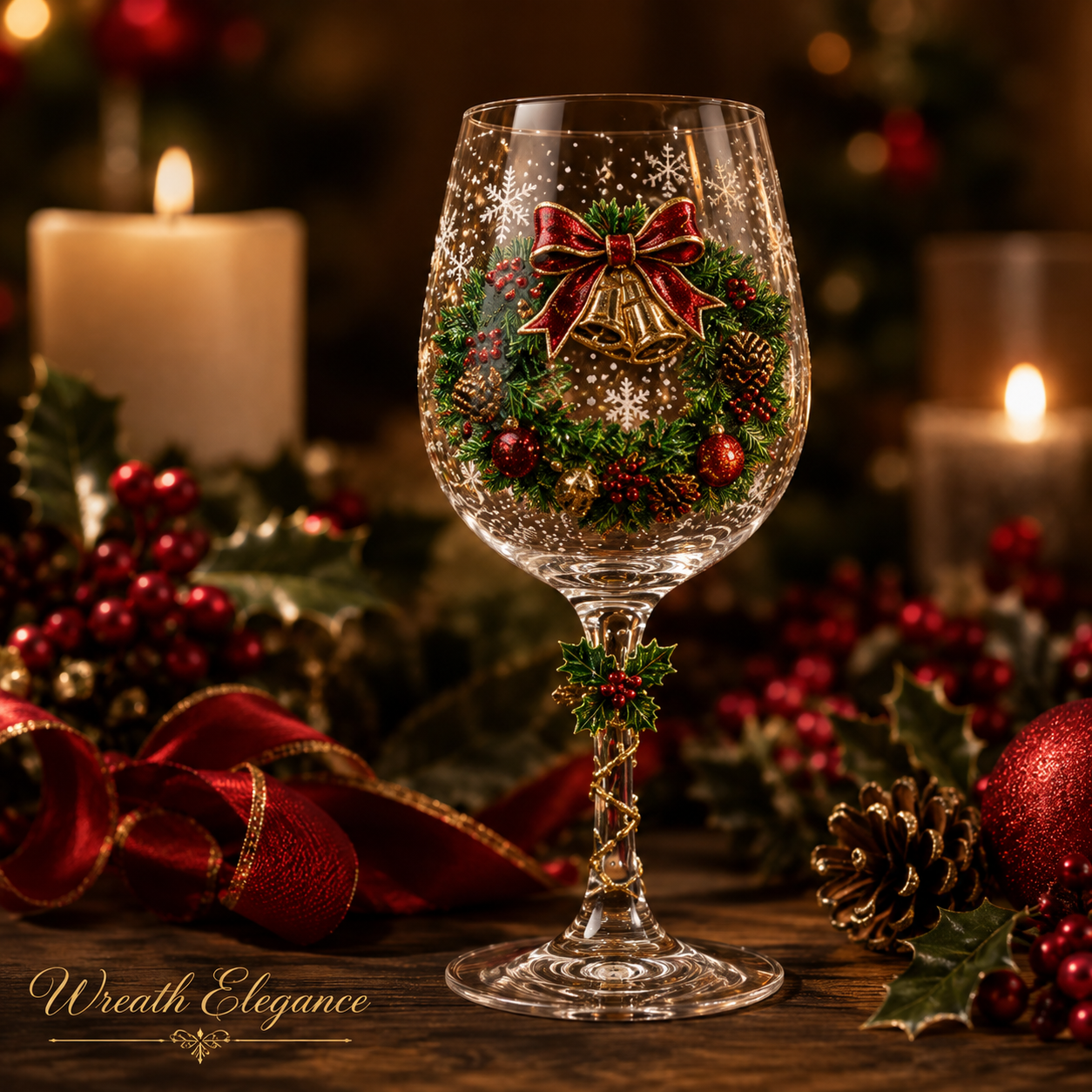 6-Piece Christmas Wine Glass Gift Set 🎄🥂