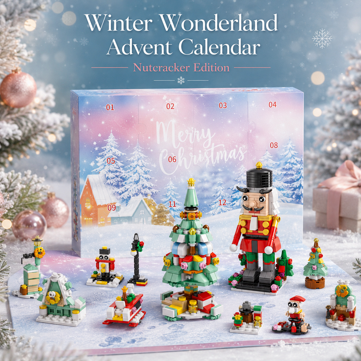 24-Day Christmas Building Block Advent Calendar 🎄🧱