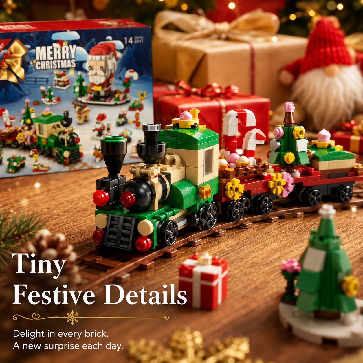 24-Day Christmas Building Block Advent Calendar 🎄🧱