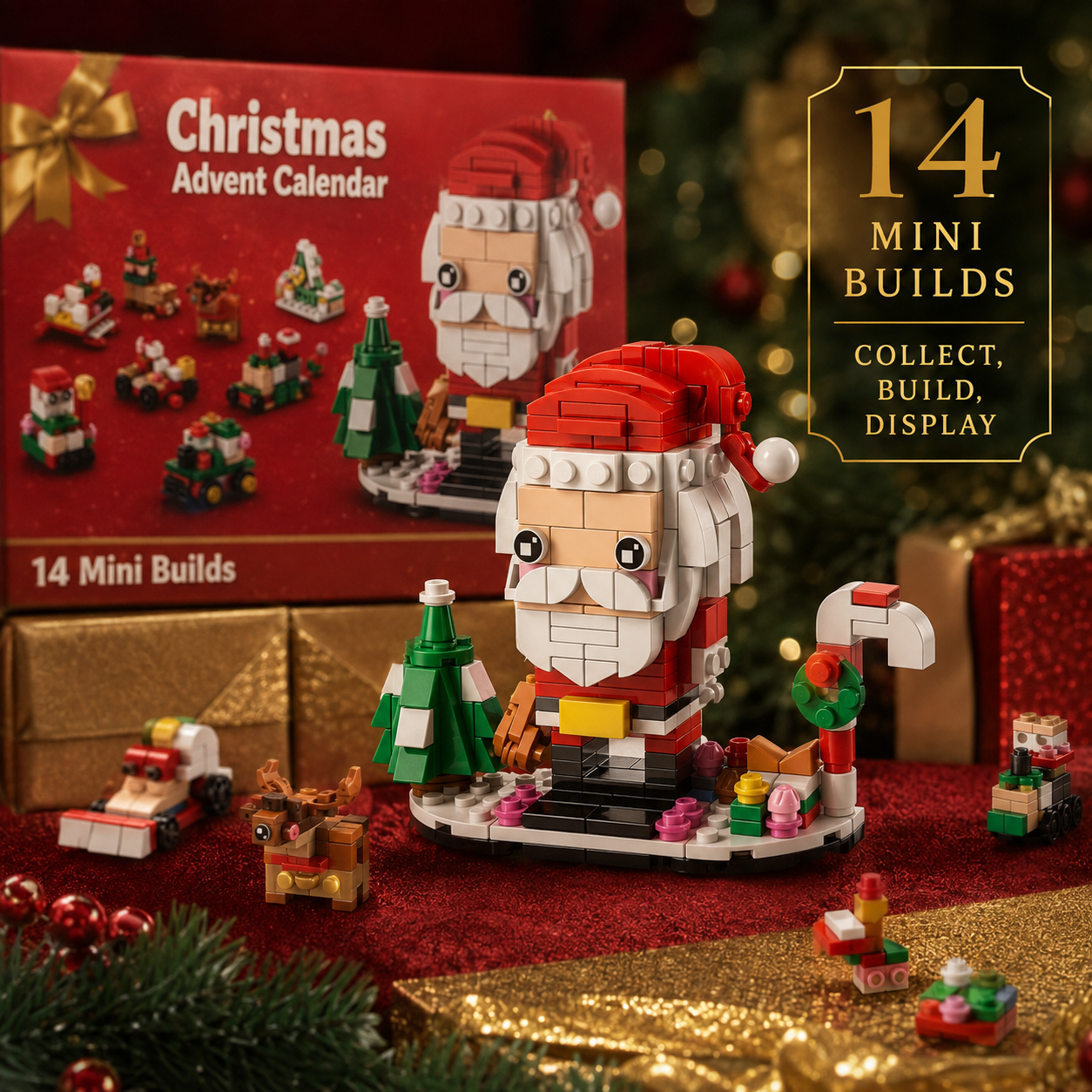 24-Day Christmas Building Block Advent Calendar 🎄🧱