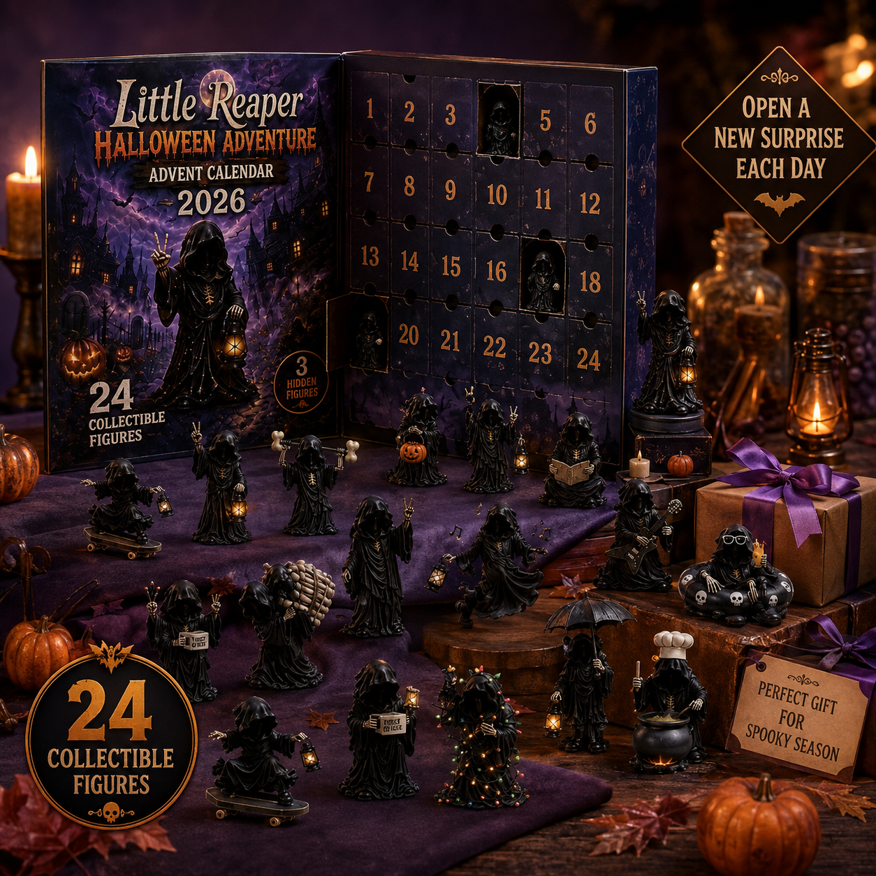 Little Reaper 24-Day Halloween Advent Calendar 👻🎃