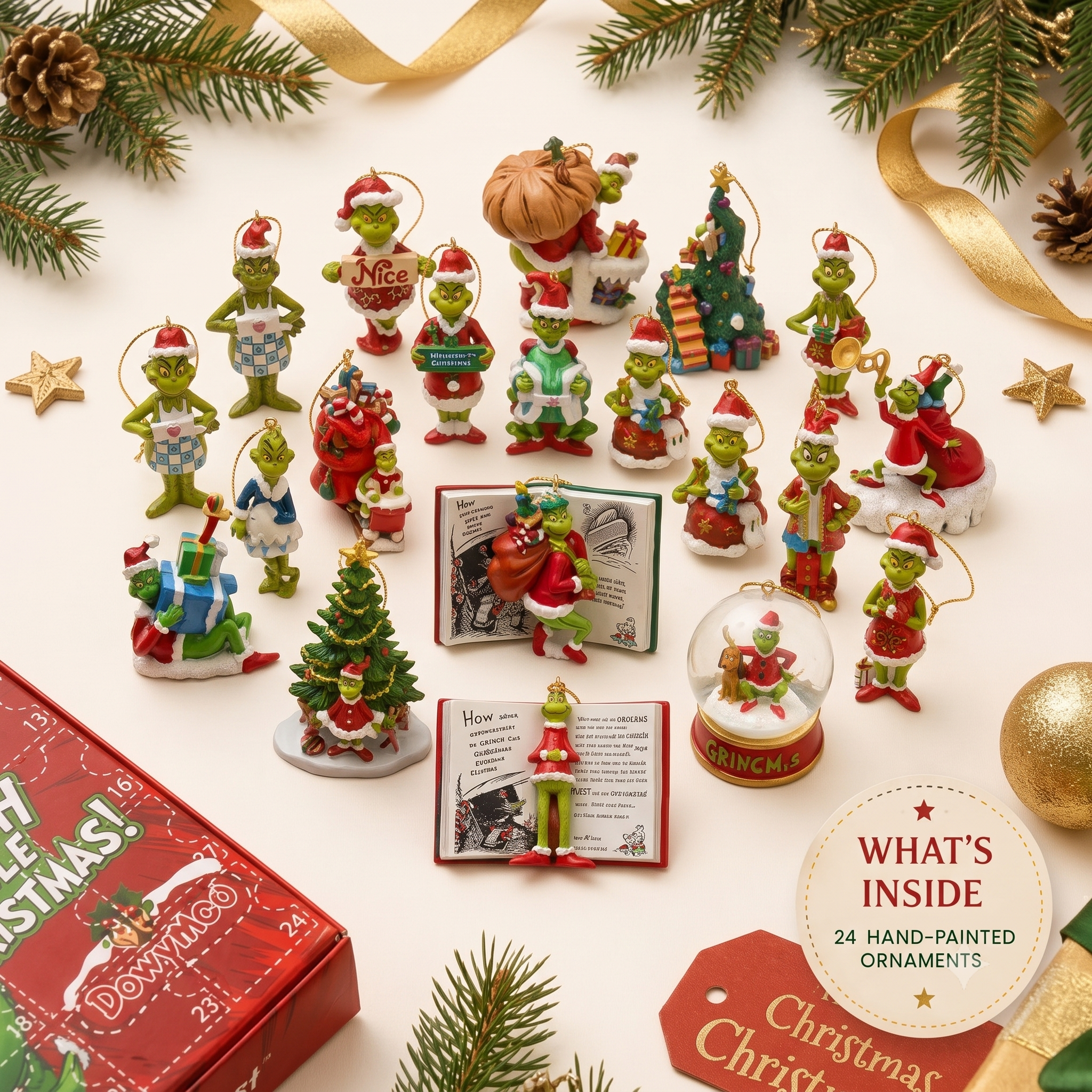 💚🎄The Green Monster Christmas Ornament Advent Calendar 💚🎄
