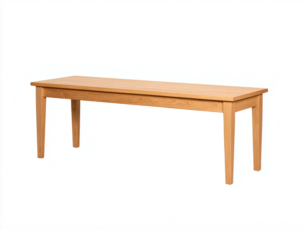 Mesa de madera 168x44x46 cm - natural - estilo escandinavo para exterior