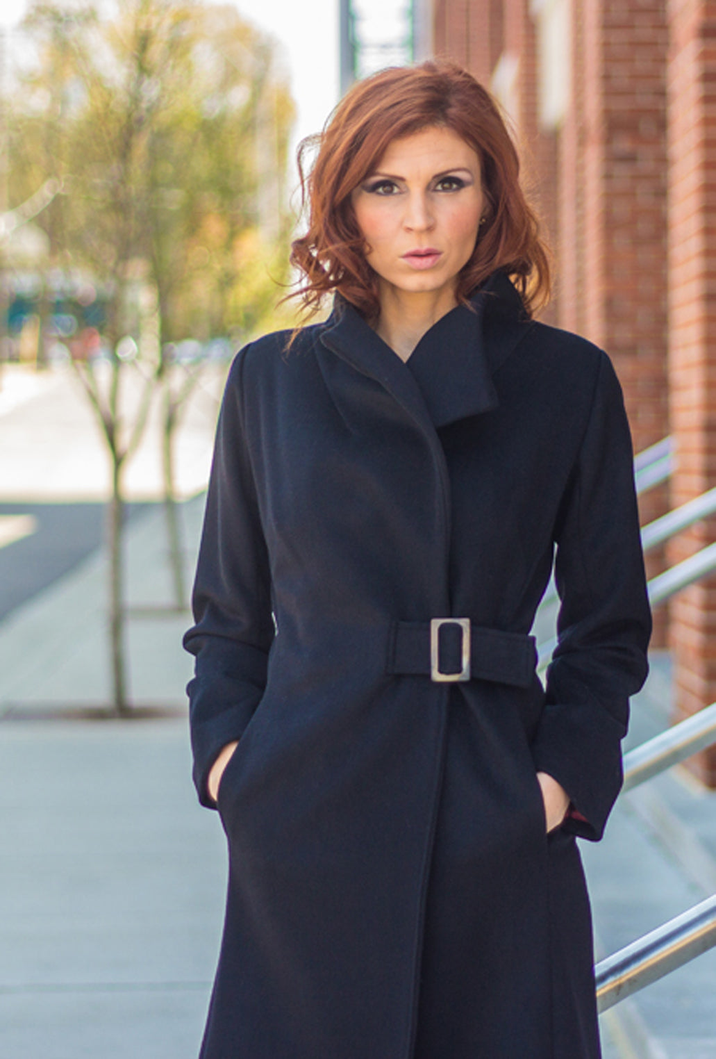 COACH COAT RAVEN