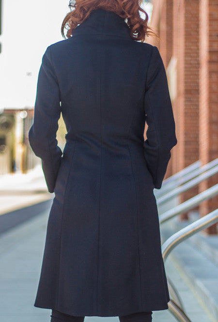 COACH COAT RAVEN