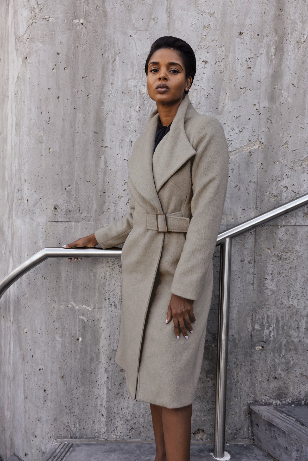 COACH COAT MOON DUST